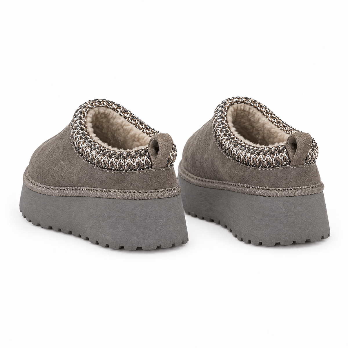 Snuggra Platform Mule - Pair, heel-on