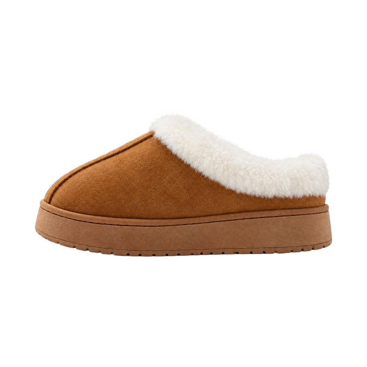 Snuggra Fur-Cuff Clog